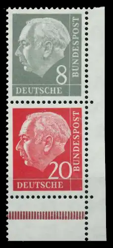 BRD ZUSAMMENDRUCK Nr S49YII postfrisch SENKR PAAR gepr. 6C376A