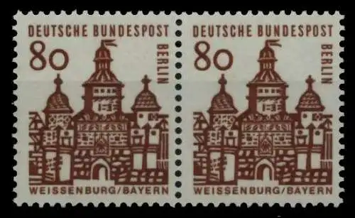 BERLIN DS D-BAUW. 1 Nr 249 postfrisch WAAGR PAAR 6C3D4E