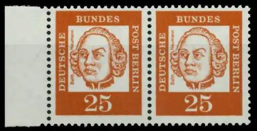 BERLIN DS BED. DEUT. Nr 205 postfrisch WAAGR PAAR 6C3DAE