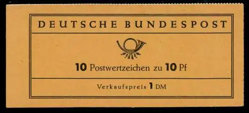 BRD BUND MARKENHEFTCHEN Nr MH 6e postfrisch 6C66E6
