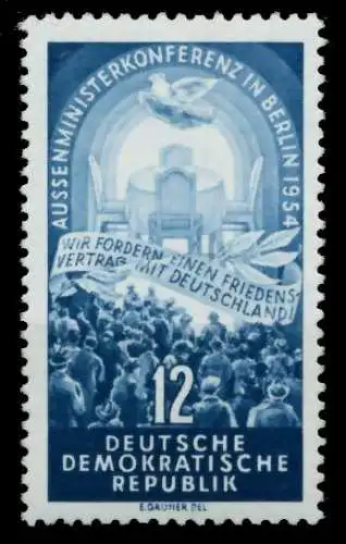 DDR 1954 Nr 424YI postfrisch 6C6A86