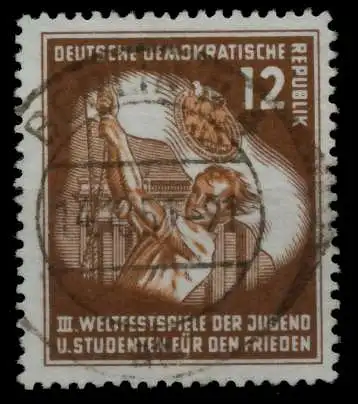 DDR 1951 Nr 289 zentrisch gestempelt 6C6B22