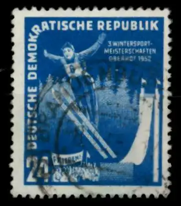 DDR 1952 Nr 299 gestempelt 6C6B3A
