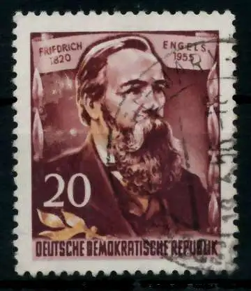 DDR 1955 Nr 488AYII gestempelt 6C6C82