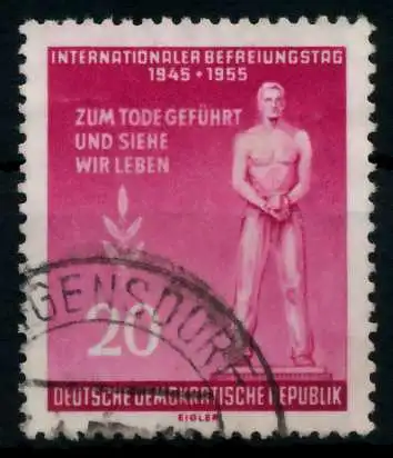 DDR 1955 Nr 459AYI gestempelt 6C6C86