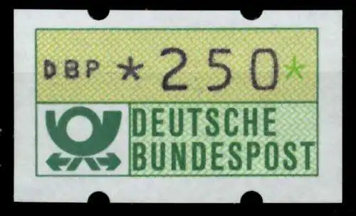 BRD ATM 1981 Nr 1-1-250 postfrisch 6C9D3E