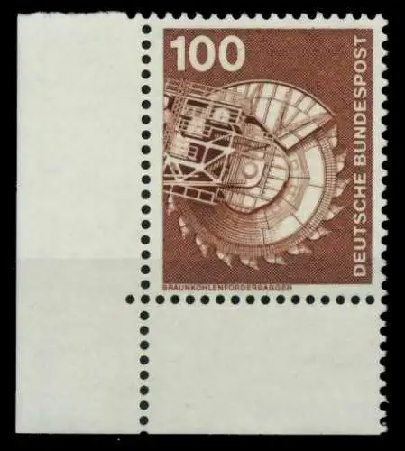 BRD DS INDUSTRIE u. TECHNIK Nr 854 postfrisch ECKE-ULI 6C9D96