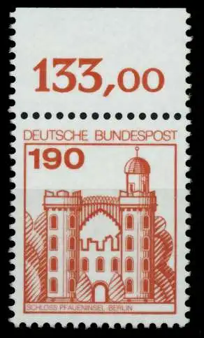 BRD DS BURGEN u. SCHLÖSSER Nr 919 postfrisch ORA 6C9DAA