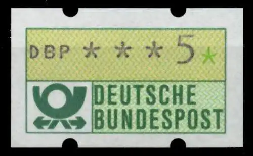 BRD ATM 1981 Nr 1-1-005R postfrisch 6CBE7A
