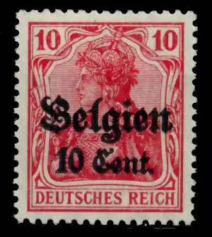 BES 1WK LP BELGIEN Nr 14a postfrisch 6CBEDA
