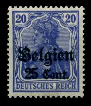 BES 1WK LP BELGIEN Nr 18d postfrisch 6CBF22