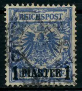 DEUTSCHE AUSLANDSPOSTÄMTER TÜRKEI Nr 8b gestempelt gepr. 6CDEBE