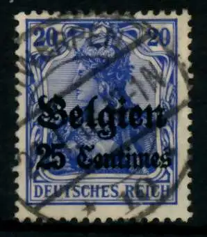 BES 1WK LP BELGIEN Nr 4II gestempelt 6CE08E