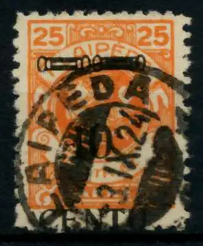 MEMEL 1923 Nr 169AI zentrisch gestempelt gepr. 6CE3E2