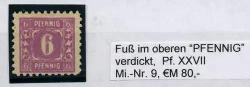 SBZ MECKLBRG VORP. Nr 9bXXVII postfrisch 6CE50E