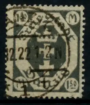 DANZIG 1922 Nr 103 zentrisch gestempelt 6D35FE