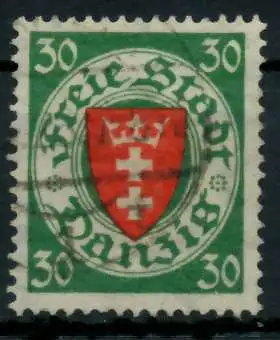 DANZIG 1924 Nr 198xaa gestempelt 6D3842