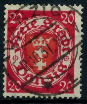 DANZIG 1924 Nr 196xb gestempelt 6D38EA