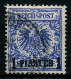 DEUTSCHE AUSLANDSPOSTÄMTER TÜRKEI Nr 8d gestempelt 6D3B42