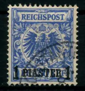 DEUTSCHE AUSLANDSPOSTÄMTER TÜRKEI Nr 8d gestempelt 6D3B46