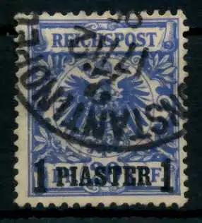 DEUTSCHE AUSLANDSPOSTÄMTER TÜRKEI Nr 8d gestempelt 6D3B4E