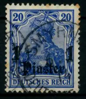 DEUTSCHE AUSLANDSPOSTÄMTER TÜRKEI Nr 38a gestempelt 6D3C72