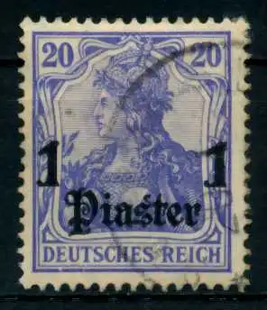 DEUTSCHE AUSLANDSPOSTÄMTER TÜRKEI Nr 38b gestempelt 6D3C7A