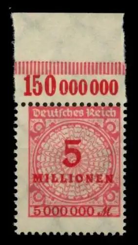 D-REICH INFLA Nr 317AP OR B postfrisch ORA 6D6012