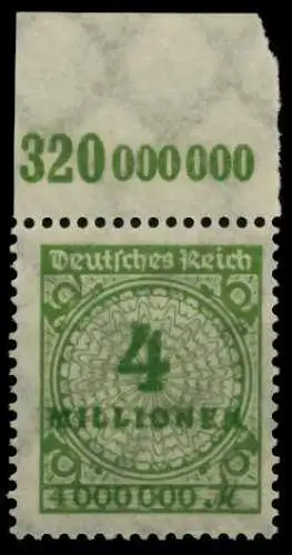 D-REICH INFLA Nr 316AP OR A postfrisch ORA 6D609E