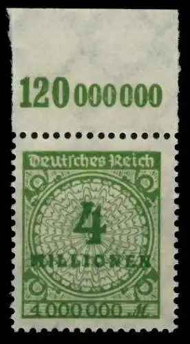 D-REICH INFLA Nr 316AP OR A postfrisch ORA 6D60A6