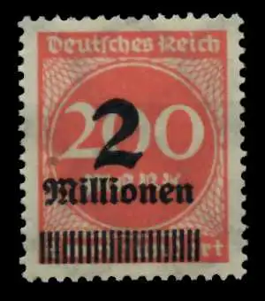 D-REICH INFLA Nr 309APa postfrisch gepr. 6D613E