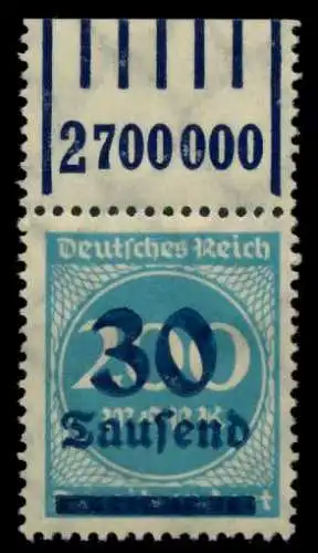 DEUTSCHES REICH 1923 INFLA Nr 285W OR 1-5-1 postfrisch 6D6206