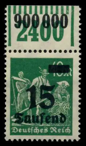 DEUTSCHES REICH 1923 INFLA Nr 279bW OR 1-11-1 ungebraucht 6D623E