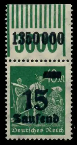 DEUTSCHES REICH 1923 INFLA Nr 279bW OR 1-11-1 ungebraucht 6D626A