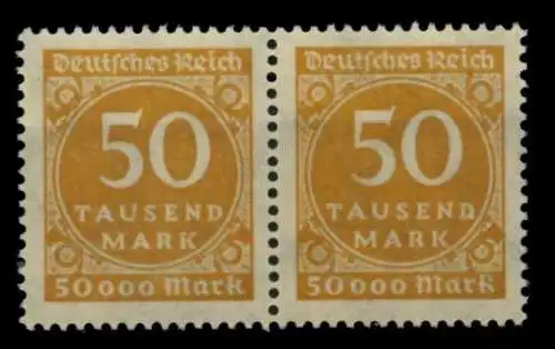 D-REICH INFLA Nr 275a postfrisch WAAGR PAAR 6D6302