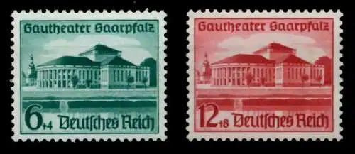 3. REICH 1938 Nr 673-674 postfrisch 6DA766