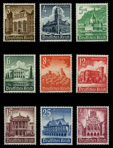 3. REICH 1940 Nr 751-759 postfrisch 6DA7EA