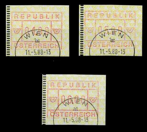ÖSTERREICH AUTOMATENMARKEN Nr ATM 2 gestempelt 6DAAA6