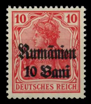 BES 1WK D-MV RUMÄNIEN Nr 9b postfrisch gepr. 6DABE2