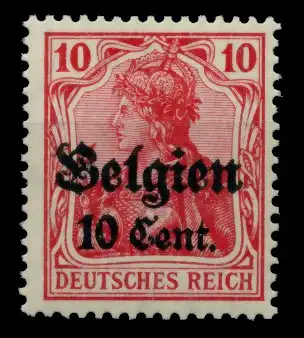 BES 1WK LP BELGIEN Nr 14a postfrisch 6DCD36