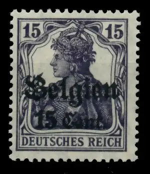 BES 1WK LP BELGIEN Nr 16bII postfrisch 6DCD76