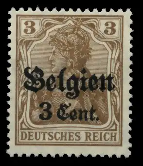 BES 1WK LP BELGIEN Nr 11b postfrisch gepr. 6DCDE2