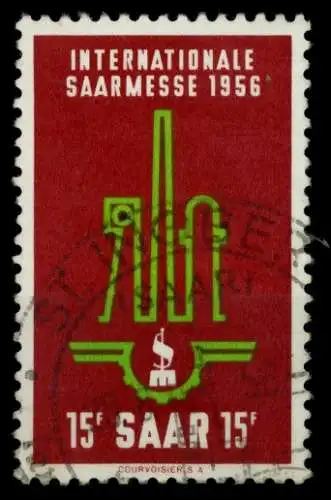 SAARLAND 1956 Nr 368 gestempelt 6DFA6A