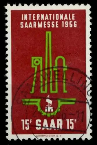 SAARLAND 1956 Nr 368 gestempelt 6DFA72