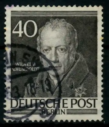 BERLIN 1952 Nr 100 gestempelt 6E1032