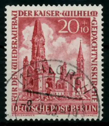 BERLIN 1953 Nr 108 gestempelt gepr. 6E10CA