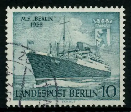 BERLIN 1955 Nr 126 gestempelt 6E11EA