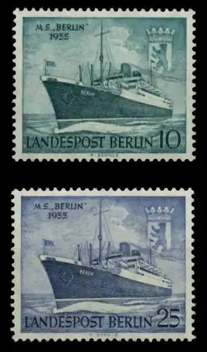 BERLIN 1955 Nr 126-127 postfrisch 6E120A