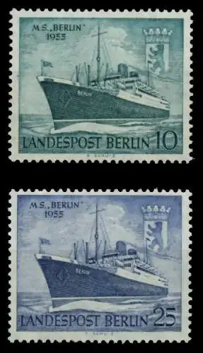 BERLIN 1955 Nr 126-127 postfrisch 6E1236