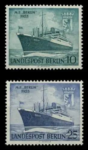 BERLIN 1955 Nr 126-127 postfrisch 6E1246